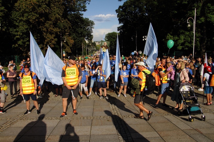 Wejście 42. Pieszej Pielgrzymki Krakowskiej na Jasną Górę