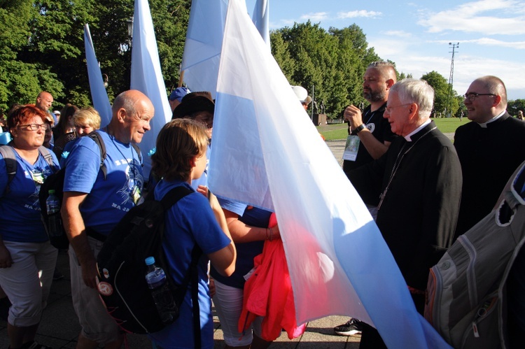 Wejście 42. Pieszej Pielgrzymki Krakowskiej na Jasną Górę