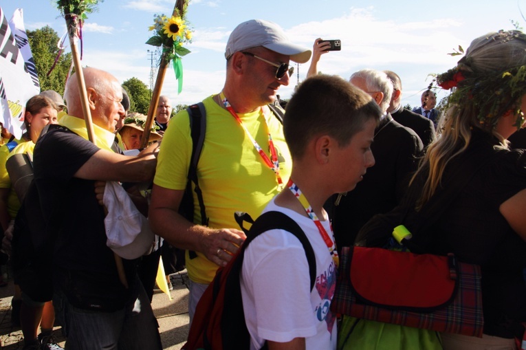 Wejście 42. Pieszej Pielgrzymki Krakowskiej na Jasną Górę