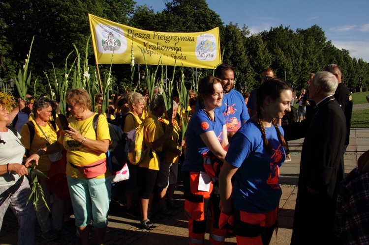 Wejście 42. Pieszej Pielgrzymki Krakowskiej na Jasną Górę