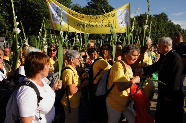 Wejście 42. Pieszej Pielgrzymki Krakowskiej na Jasną Górę