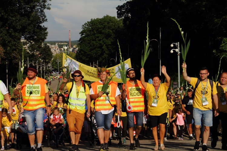 Wejście 42. Pieszej Pielgrzymki Krakowskiej na Jasną Górę