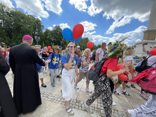 Powitanie 39. Oświęcimskiej Pieszej Pielgrzymki na Jasnej Górze - 2022