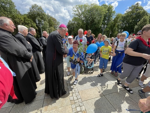 Powitanie 39. Oświęcimskiej Pieszej Pielgrzymki na Jasnej Górze - 2022