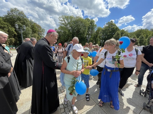 Powitanie 39. Oświęcimskiej Pieszej Pielgrzymki na Jasnej Górze - 2022