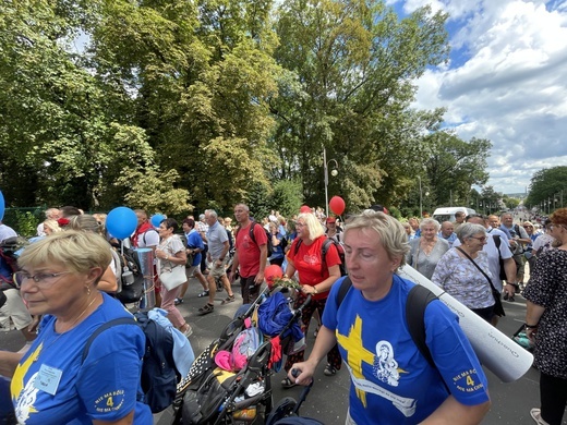 Powitanie 39. Oświęcimskiej Pieszej Pielgrzymki na Jasnej Górze - 2022