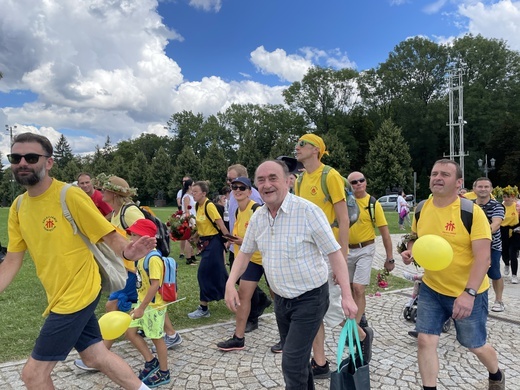 Powitanie 39. Oświęcimskiej Pieszej Pielgrzymki na Jasnej Górze - 2022