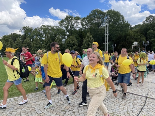 Powitanie 39. Oświęcimskiej Pieszej Pielgrzymki na Jasnej Górze - 2022