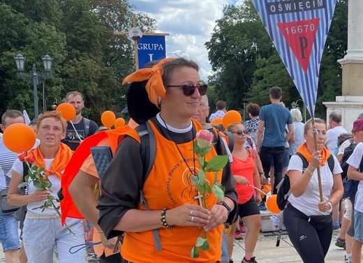 Powitanie 39. Oświęcimskiej Pieszej Pielgrzymki na Jasnej Górze - 2022