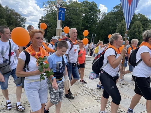 Powitanie 39. Oświęcimskiej Pieszej Pielgrzymki na Jasnej Górze - 2022