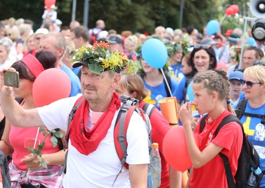 Powitanie 39. Oświęcimskiej Pieszej Pielgrzymki na Jasnej Górze - 2022