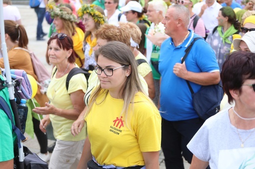 Powitanie 39. Oświęcimskiej Pieszej Pielgrzymki na Jasnej Górze - 2022