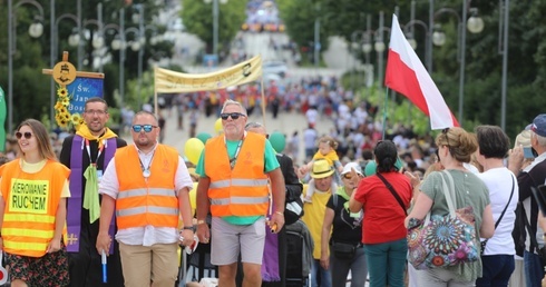 Powitanie 39. Oświęcimskiej Pieszej Pielgrzymki na Jasnej Górze - 2022