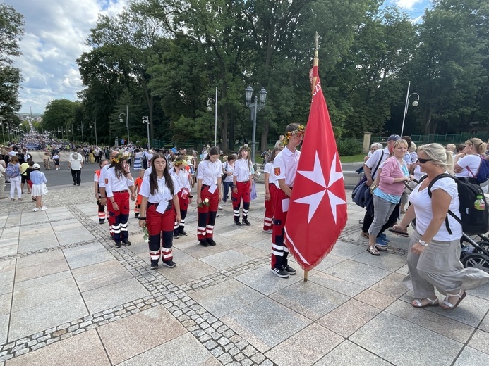 Powitanie 36. Pieszej Pielgrzymki Dekanatu Andrychowskiego na Jasnej Górze - 2022