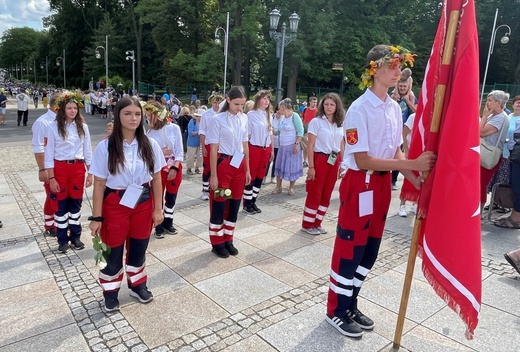 Powitanie 36. Pieszej Pielgrzymki Dekanatu Andrychowskiego na Jasnej Górze - 2022