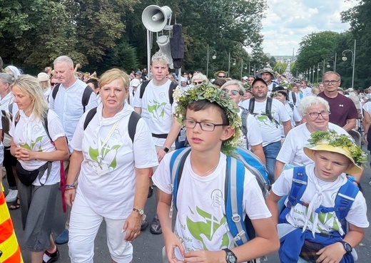 Powitanie 36. Pieszej Pielgrzymki Dekanatu Andrychowskiego na Jasnej Górze - 2022