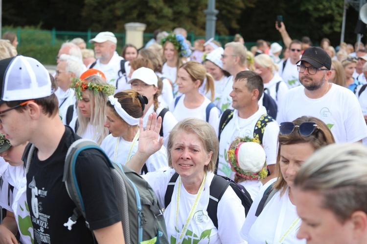 Powitanie 36. Pieszej Pielgrzymki Dekanatu Andrychowskiego na Jasnej Górze - 2022