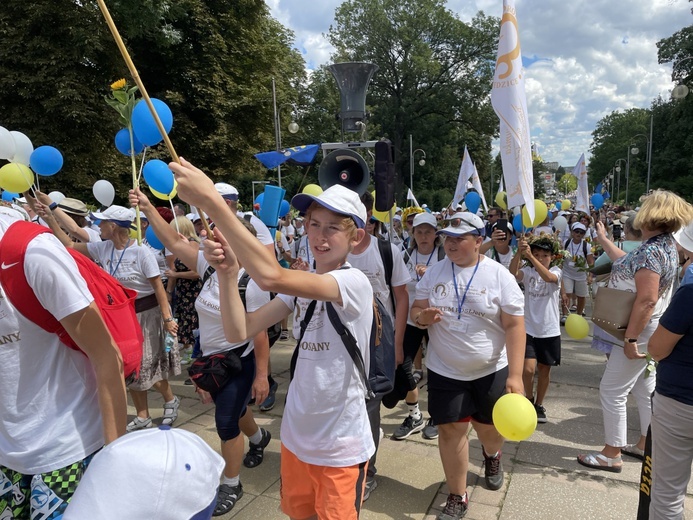 Powitanie 20. Pieszej Pielgrzymki Dekanatu Czechowickiego na Jasnej Górze - 2022