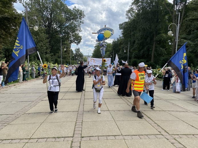 Powitanie 20. Pieszej Pielgrzymki Dekanatu Czechowickiego na Jasnej Górze - 2022