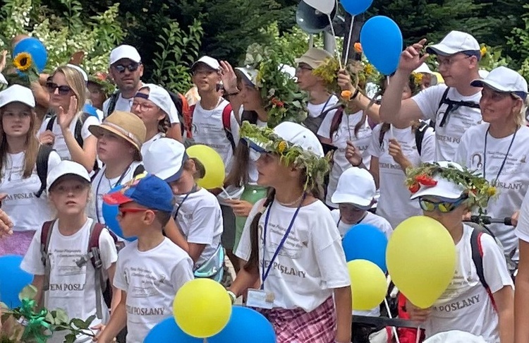 Powitanie 20. Pieszej Pielgrzymki Dekanatu Czechowickiego na Jasnej Górze - 2022