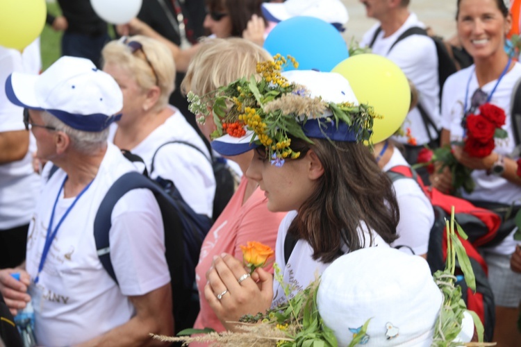 Powitanie 20. Pieszej Pielgrzymki Dekanatu Czechowickiego na Jasnej Górze - 2022