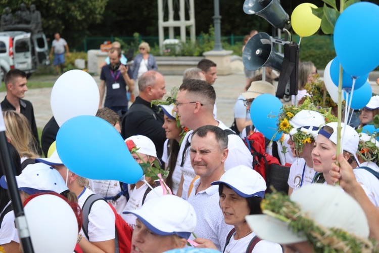 Powitanie 20. Pieszej Pielgrzymki Dekanatu Czechowickiego na Jasnej Górze - 2022