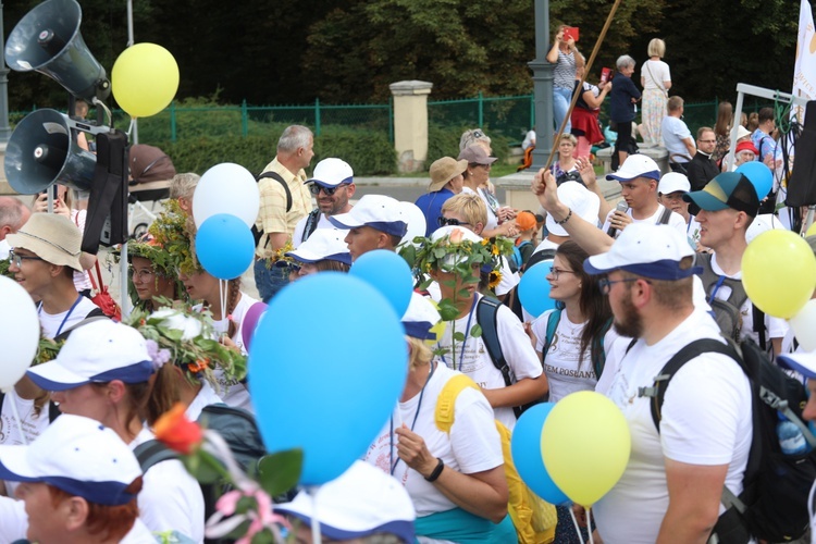 Powitanie 20. Pieszej Pielgrzymki Dekanatu Czechowickiego na Jasnej Górze - 2022