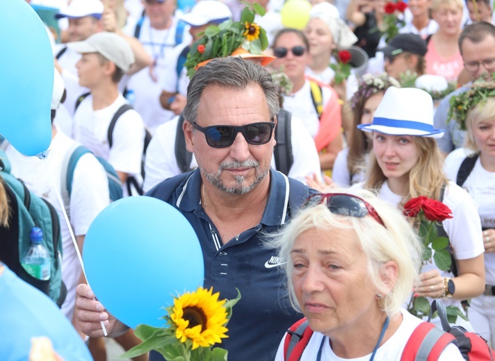 Powitanie 20. Pieszej Pielgrzymki Dekanatu Czechowickiego na Jasnej Górze - 2022