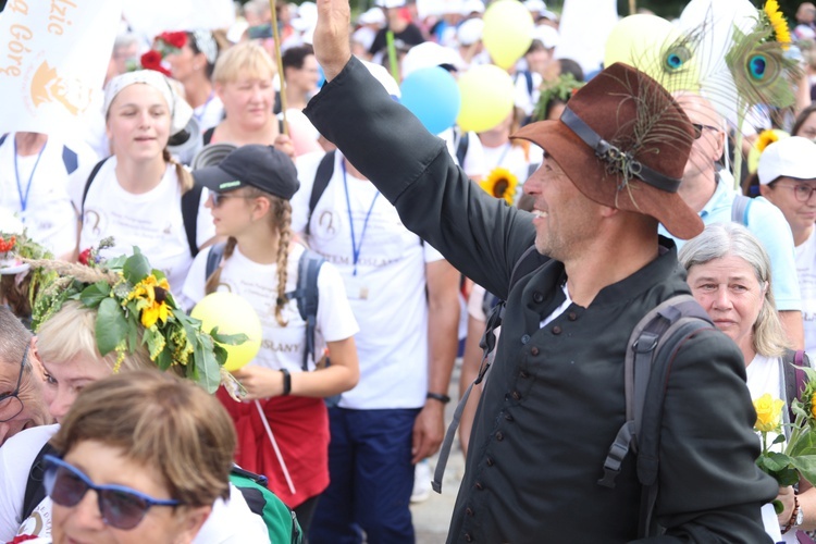 Powitanie 20. Pieszej Pielgrzymki Dekanatu Czechowickiego na Jasnej Górze - 2022