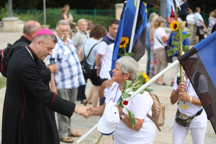 Powitanie 20. Pieszej Pielgrzymki Dekanatu Czechowickiego na Jasnej Górze - 2022