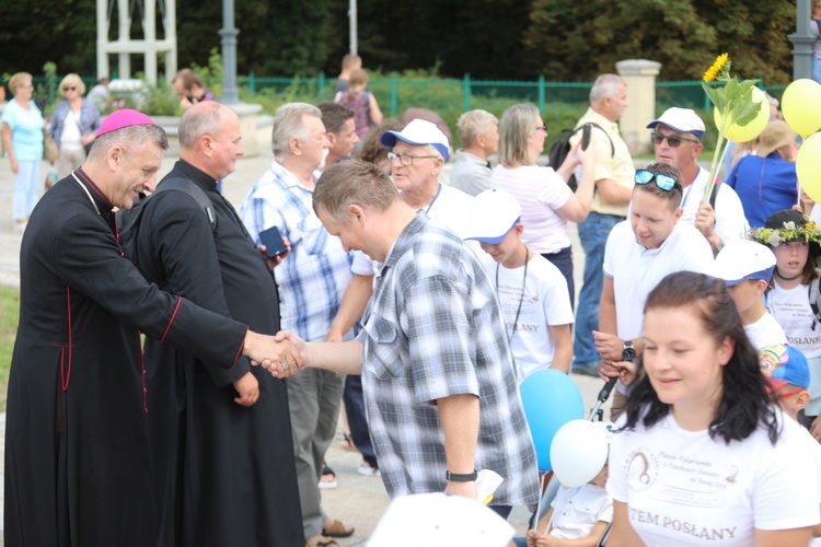 Powitanie 20. Pieszej Pielgrzymki Dekanatu Czechowickiego na Jasnej Górze - 2022