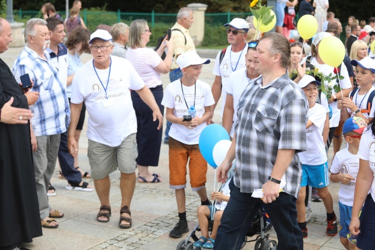 Powitanie 20. Pieszej Pielgrzymki Dekanatu Czechowickiego na Jasnej Górze - 2022