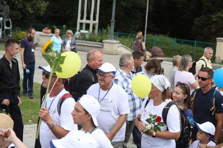 Powitanie 20. Pieszej Pielgrzymki Dekanatu Czechowickiego na Jasnej Górze - 2022