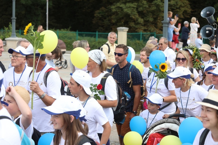 Powitanie 20. Pieszej Pielgrzymki Dekanatu Czechowickiego na Jasnej Górze - 2022