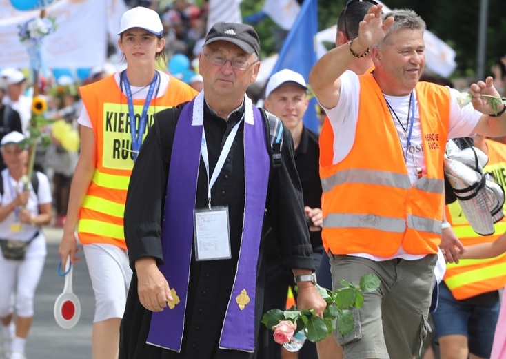 Powitanie 20. Pieszej Pielgrzymki Dekanatu Czechowickiego na Jasnej Górze - 2022