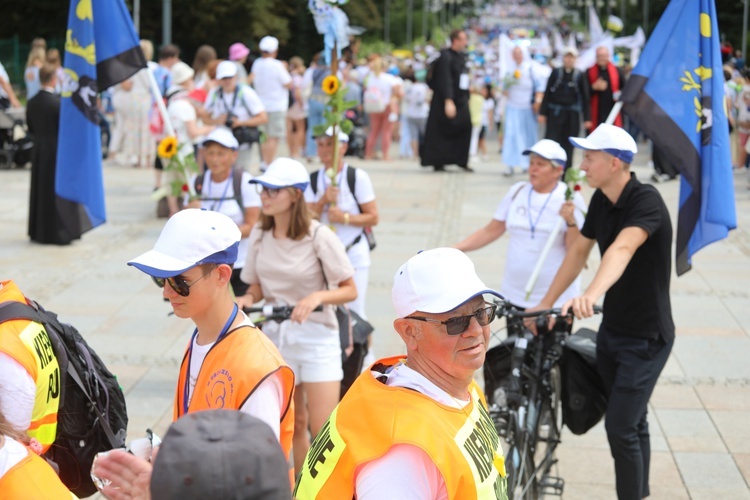 Powitanie 20. Pieszej Pielgrzymki Dekanatu Czechowickiego na Jasnej Górze - 2022