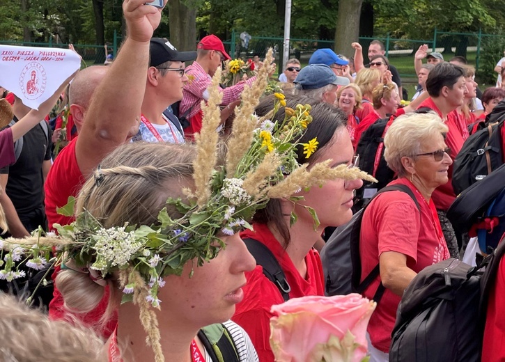 Powitanie 31. Pieszej Cieszyńskiej Pielgrzymki na Jasną Górę - 2022