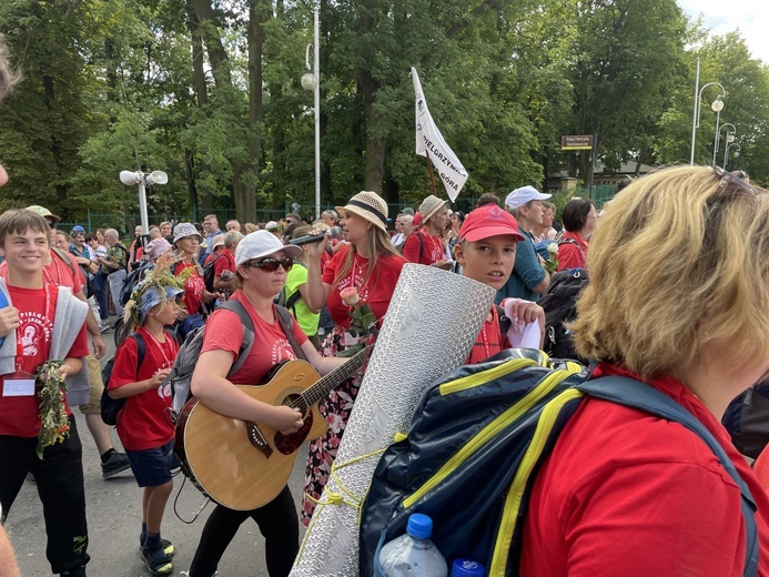 Powitanie 31. Pieszej Cieszyńskiej Pielgrzymki na Jasną Górę - 2022