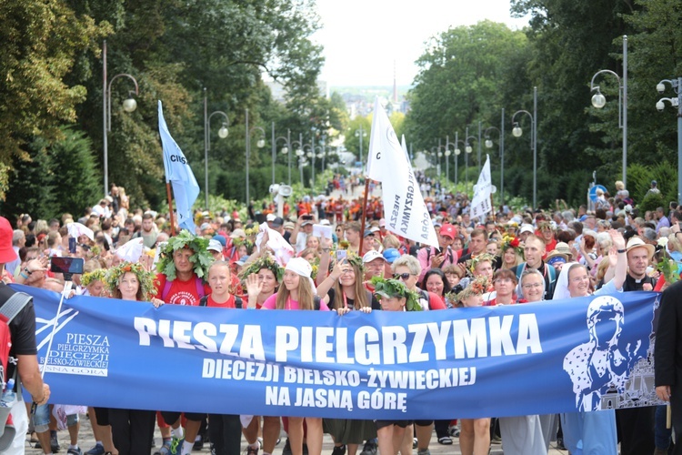 Powitanie 31. Pieszej Cieszyńskiej Pielgrzymki na Jasną Górę - 2022