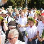 Powitanie 31. Pielgrzymki Diecezji Bielsko-Żywieckiej na Jasną Górę - grup z Wilamowic - 2022