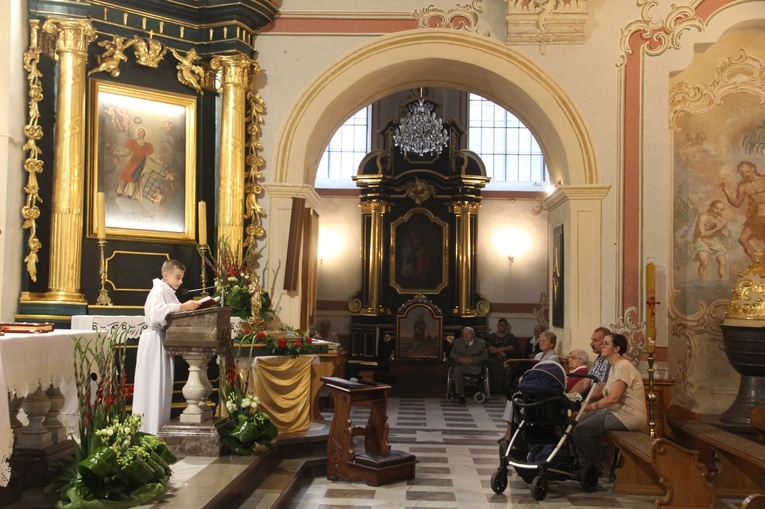Wojnicz. Uroczyste wprowadzenie relikwii św. Wawrzyńca