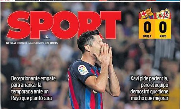 Bezbramkowy remis w debiucie "Lewego" w La Liga. Fala krytyki po występie Barcy