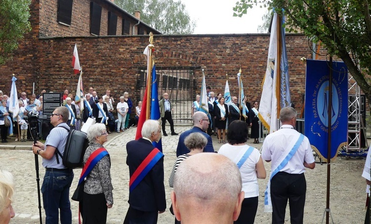 81. rocznica śmierci św. Maksymiliana w Oświęcimiu - pielgrzymka i Msza św. przy Bloku Śmierci