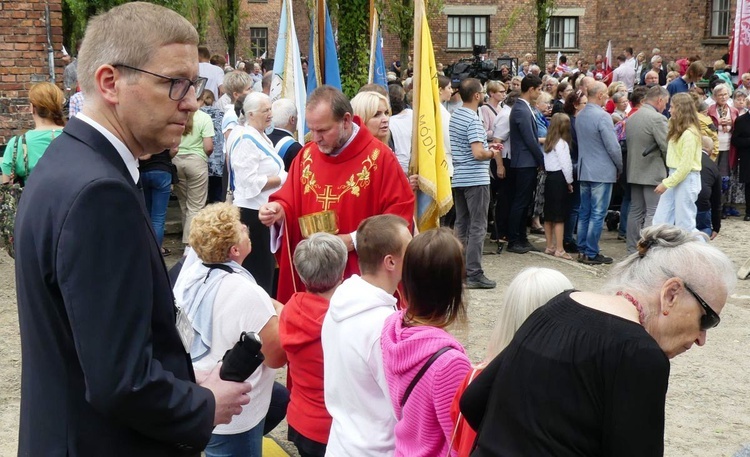 81. rocznica śmierci św. Maksymiliana w Oświęcimiu - pielgrzymka i Msza św. przy Bloku Śmierci