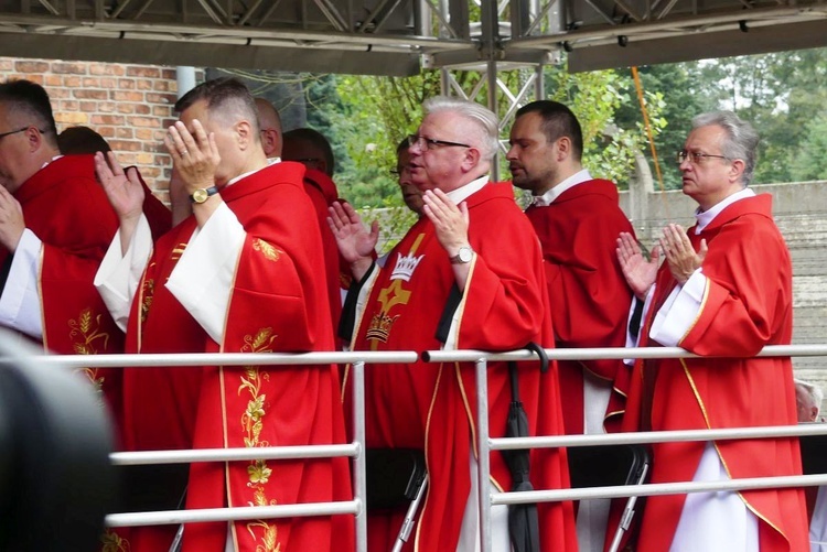 81. rocznica śmierci św. Maksymiliana w Oświęcimiu - pielgrzymka i Msza św. przy Bloku Śmierci