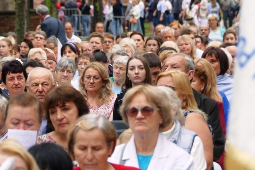 81. rocznica śmierci św. Maksymiliana w Oświęcimiu - pielgrzymka i Msza św. przy Bloku Śmierci