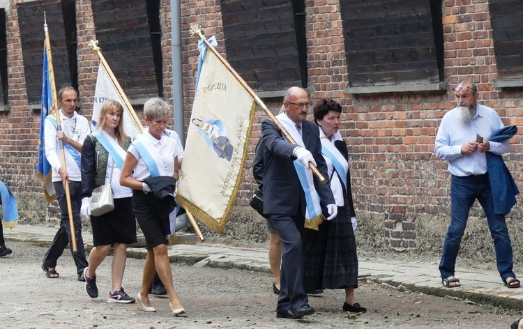 81. rocznica śmierci św. Maksymiliana w Oświęcimiu - pielgrzymka i Msza św. przy Bloku Śmierci