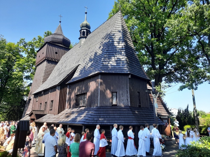 Łaziska Rybnickie - 555 lat kościoła