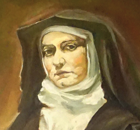 ▲	Portret św. Teresy Benedykty od Krzyża z sanktuarium w Lublińcu-Steblowie.
