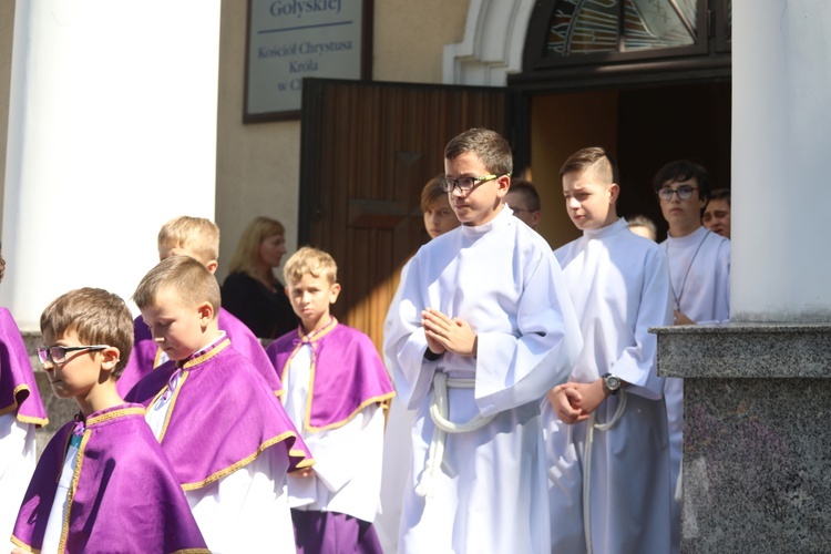 Ostatnie pożegnanie śp. ks. Witolda Włocha w Chybiu